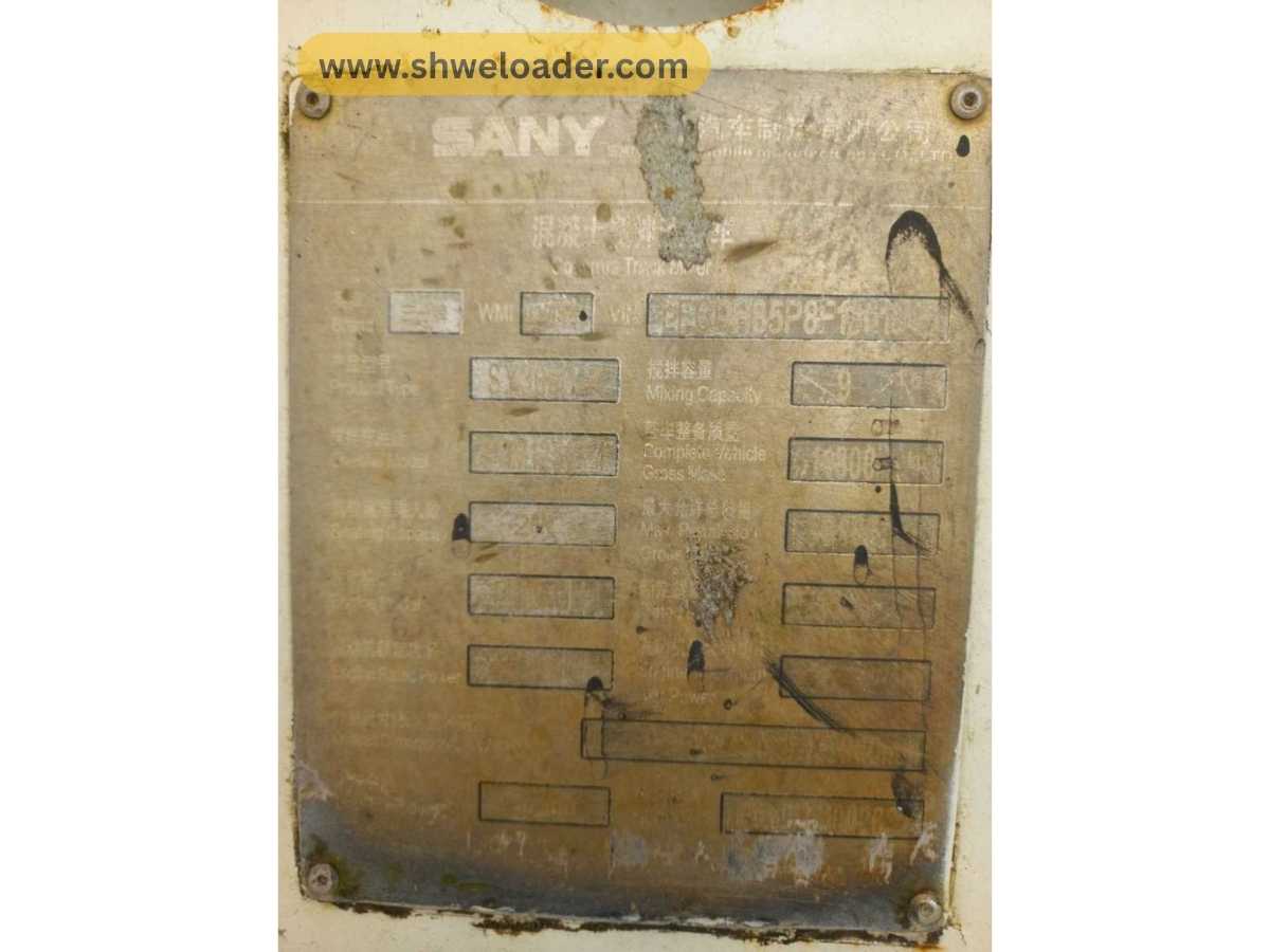 SANY Concrete Mixer Truck (9m3)