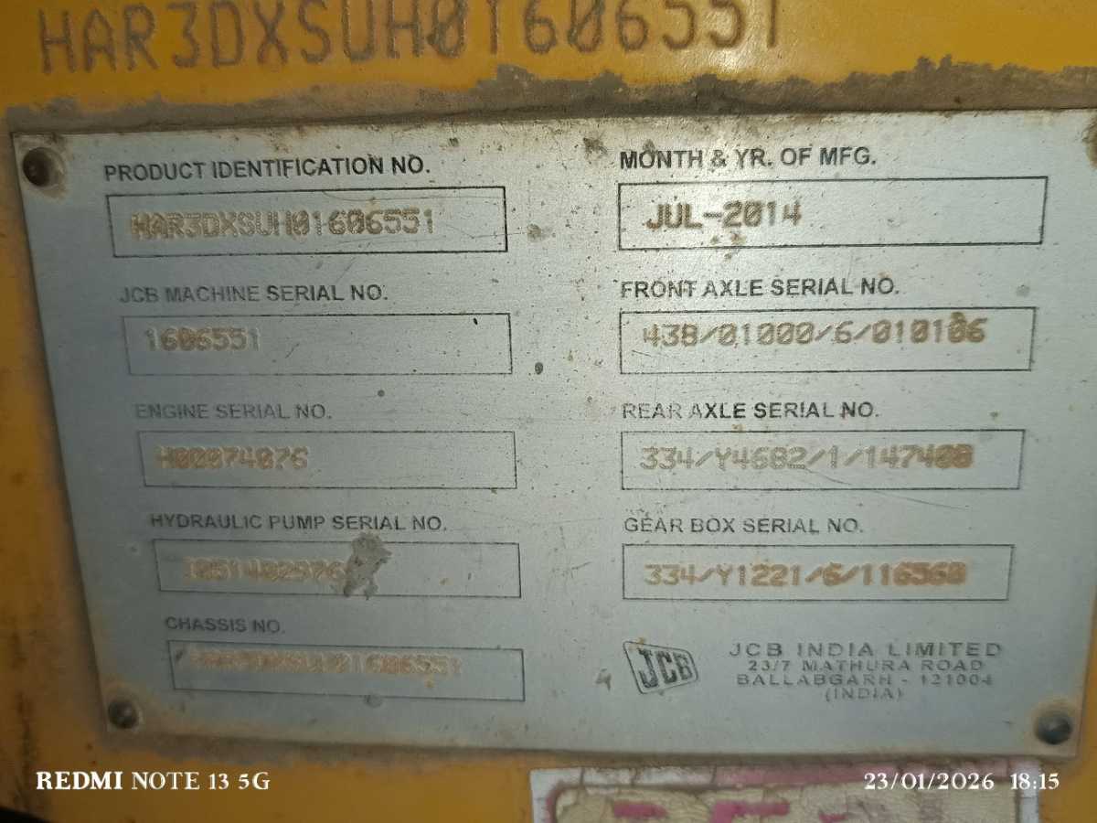 JCB Backhoe Loader 3DX (7.5 Ton)