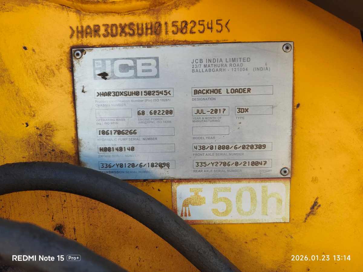 JCB Backhoe Loader 3DX (7.5 Ton)
